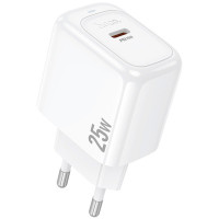 Зарядное устройство HOCO CS53A Surplus USB-C PD25W White (6942007631488)