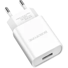 Зарядний пристрій BOROFONE BA20A Sharp USB 10.5W White (6931474700681)