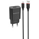 Зарядний пристрій BOROFONE BA20A Sharp USB + cable USB to Micro 5P 10.5W Black (6931474702135)