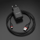 Зарядний пристрій BOROFONE BA20A Sharp USB + cable USB to Micro 5P 10.5W Black (6931474702135)