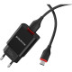 Зарядний пристрій BOROFONE BA20A Sharp USB + cable USB to Micro 5P 10.5W Black (6931474702135)