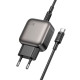 Зарядний пристрій BOROFONE BAS54A Absolute 1xUSB-C PD20W + 1xUSB QC3.0 + cable USB-C to USB-C Black (6941991116223)