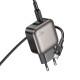 Зарядний пристрій BOROFONE BAS54A Absolute 1xUSB-C PD20W + 1xUSB QC3.0 + cable USB-C to USB-C Black (6941991116223)