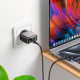Зарядний пристрій BOROFONE BAS54A Absolute 1xUSB-C PD20W + 1xUSB QC3.0 + cable USB-C to USB-C Black (6941991116223)