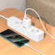 Зарядний пристрій BOROFONE BN27 Fuente 1xUSB-C PD20W + 1xUSB QC3.0 + cable USB-C to USB-C White (6941991120282)