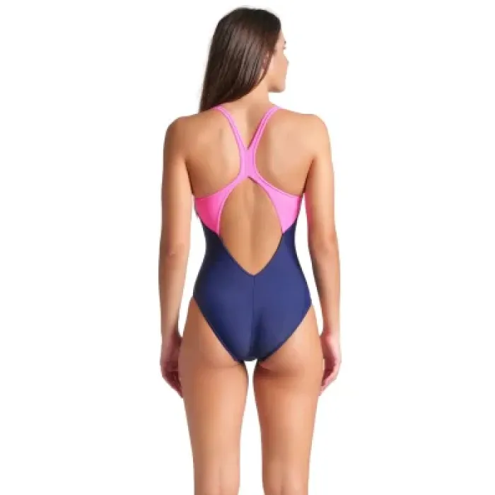 Купальник Arena Bright Glare Swimsuit V Back 008930-790 фіолетовий 40 (3468337533740)
