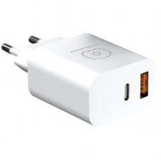 Зарядний пристрій WUW C172 1xUSB-C PD20W + 1xUSB QC3.0 18W Black (6972573335381)