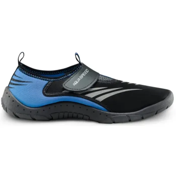 Аквашузи Aqua Speed Aqua Shoe Model 642-27B чорний, сірий, синій 39 (5908217676115)