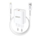 Зарядний пристрій Armorstandart AR012 Basic USB 24W + cable USB to Lightning White (ARM69894)