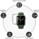 Скло захисне Drobak Apple Watch Series 10 46mm Black Frame A+ (323231)