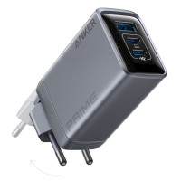 Зарядное устройство Anker GaNPrime 100W 2xUSB-C PD + 1xUSB-A Foldable Silver (A2688341)