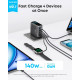 Зарядний пристрій Anker Laptop GaN 140W 3xUSB-C PD3.1 + USB-A + display + cable Black (B2697GZ1)