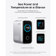 Зарядний пристрій Anker Laptop GaN 140W 3xUSB-C PD3.1 + USB-A + display + cable Silver (B2697G41)