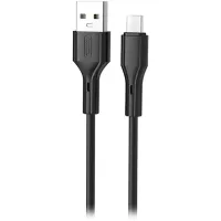 Дата кабель USB 2.0 AM to USB-C 1.0m black XO (NB230-AC.black)