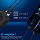 Зарядное устройство Promate 17W USB-C + USB-A (biplug-2.black)