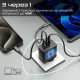 Зарядний пристрій Promate powerport-45 2xUSB-C PD + USB-A QC 45W Black (powerport-45.black)