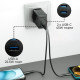 Зарядний пристрій Promate powerport-45 2xUSB-C PD + USB-A QC 45W Black (powerport-45.black)