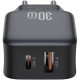 Зарядний пристрій XO L156 USB-C PD30W + USB-A QC3.0 Black (L156.black)