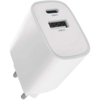 Зарядний пристрій EMOS V02B15 1xUSB-A + 1xUSB-C 15W GaN (V02B15)