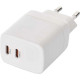 Зарядний пристрій EMOS V03G35 2xUSB-C 35W GaN (V03G35)