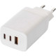 Зарядний пристрій EMOS V05G65 1xUSB-A + 2xUSB-C PD65W GaN (V05G65)