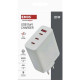 Зарядний пристрій EMOS V06G120 1xUSB-A + 3xUSB-C PD120W GaN (V06G120)
