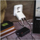 Зарядний пристрій EMOS V06G120 1xUSB-A + 3xUSB-C PD120W GaN (V06G120)