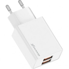 Зарядний пристрій Grand-X CH-15W 2xUSB 10.5W Black (CH-15W)