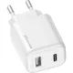 Зарядний пристрій Grand-X CH-890 Fast Charge 1xUSB-C PD20W + 1xUSB QC4.0 + AFC SCP FCP Black (CH-890)