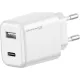 Зарядний пристрій Grand-X CH-890 Fast Charge 1xUSB-C PD20W + 1xUSB QC4.0 + AFC SCP FCP Black (CH-890)