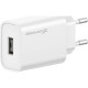 Зарядний пристрій Grand-X CH-550W Quick Charge USB QC3.0 22.5W White (CH-550W)