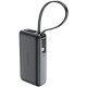 Батарея універсальна Acefast 10000mAh 30W PD, USB-C witch cable, USB-A, Li-Pol, M7 Black (6974316283379)