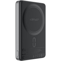 Батарея універсальна Acefast Magnetic Wireless 10000mAh 20W PD, QC/3.0, QI 15W, M12 Black (6974316283393)