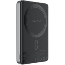 Батарея універсальна Acefast Magnetic Wireless 10000mAh 20W PD, QC/3.0, QI 15W, M12 Black (6974316283393)