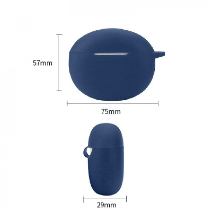 Чохол для навушників BeCover Silicon для Xiaomi Redmi Buds 4 Active Deep Blue (710943)
