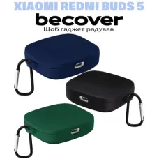 Чохол для навушників BeCover Silicon для Xiaomi Redmi Buds 5 Deep Blue (710957)