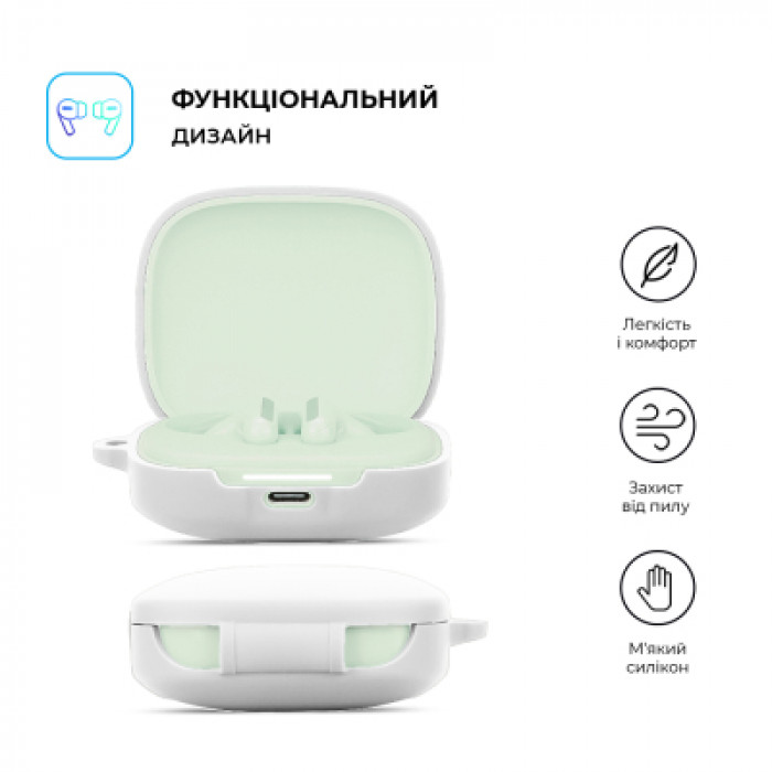 Чохол для навушників Armorstandart Hang Case для Xiaomi Redmi Buds 6 White (ARM83393)