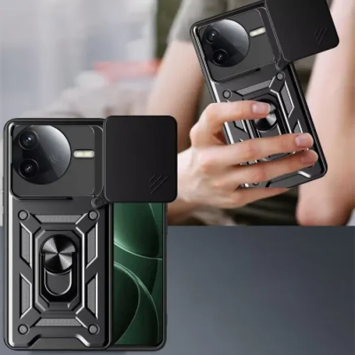 Чохол до мобільного телефона BeCover Military Poco F7 Pro Black (713536)
