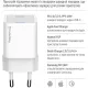 Зарядний пристрій ColorWay C101D GaN Mini 20W PD PPS USB-C + cable USB-C to Lightning white (CW-CHS059PDL-WT)
