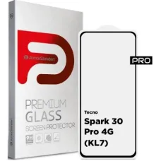 Скло захисне Armorstandart Pro Tecno Spark 30 Pro 4G (KL7) Black (ARM83308)
