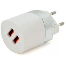 Зарядний пристрій iKAKU KSC-181 2xUSB 2.4A White (KSC-181-JUNENG)