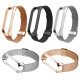 Ремінець до фітнес браслета BeCover Metal для Xiaomi Mi Smart Band 8 Rose Gold (709360)