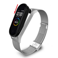 Ремінець до фітнес браслета BeCover Metal для Xiaomi Mi Smart Band 8 Silver (709358)