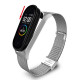 Ремінець до фітнес браслета BeCover Metal для Xiaomi Mi Smart Band 8 Silver (709358)