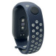 Ремінець до фітнес браслета BeCover Vents Style для Xiaomi Mi Smart Band 9 Blue-White (711987)