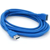 Дата кабель USB 3.0 AM/AF 3.0m blue Voltronic (YT-3.0AM\AF-3.0BL)