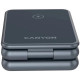 Зарядний пристрій Canyon Foldable wireless charger 15W 3in1 Metal (CNS-WCS309M)