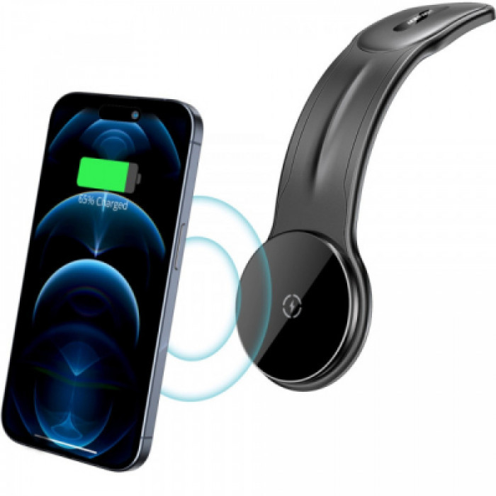 Універсальний автотримач Acefast D21 Magnetic wireless Velcro (6974316282907)