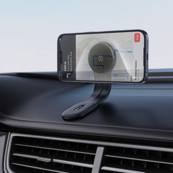Універсальний автотримач Acefast D21 Magnetic wireless Velcro (6974316282907)