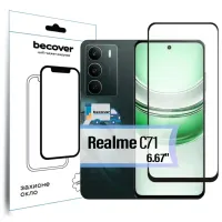 Скло захисне BeCover Realme C71 Black (713728)